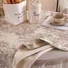 Cream Style Plain Square Tablecloth Dormitory Round Table Lace Combination Cover Cloth Light Luxury Decorative Table Mat