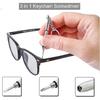 ESINAM Portable Glasses Screwdriver for Eyeglass Repairing, 13 In 1 Mutifuntional Precision Screwdriver Set for Sunglasses,Watch, Laptop,
