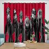 Blackout Curtains Anime Naruto with Grommet 3D Printed Blackout Curtain for Kids Adults Bedroom Living Room Home Decor