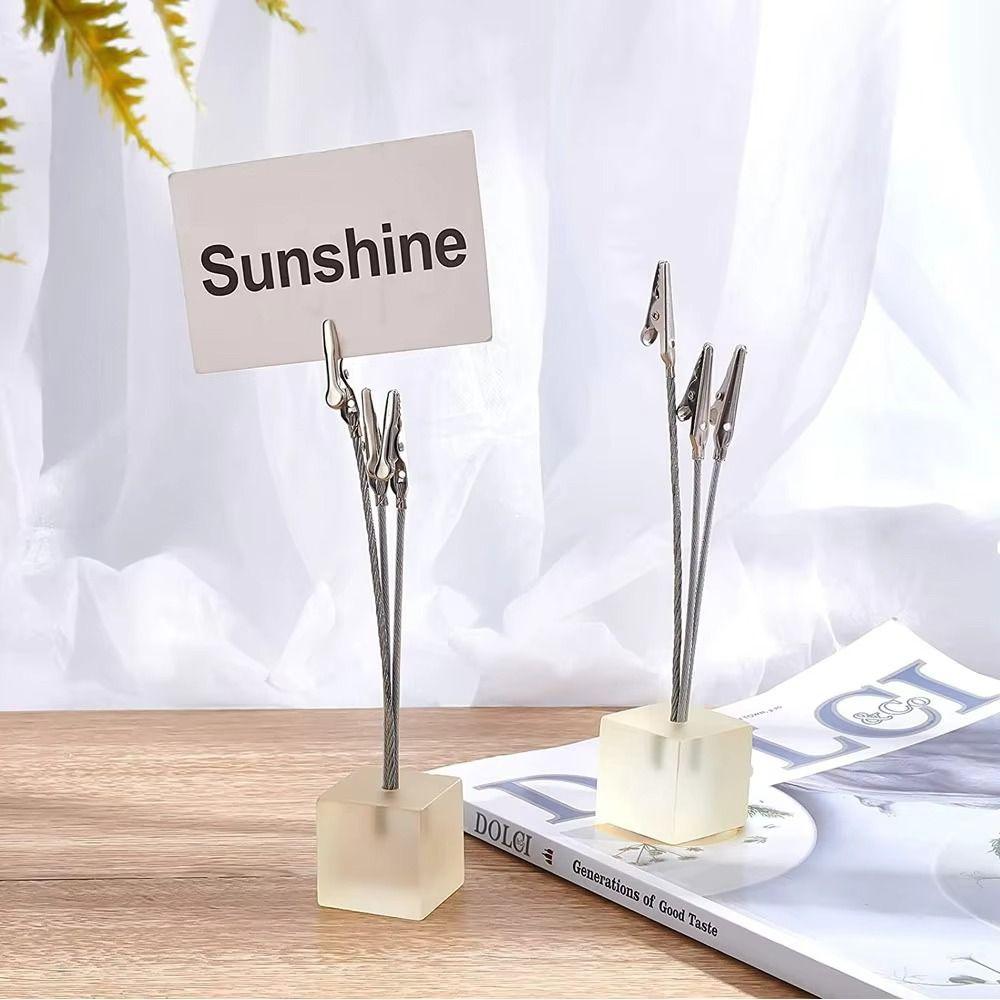 5PCS Three Head Alligator Clip Flexible Hose Photo Clip Stand  Birthday Wedding Party