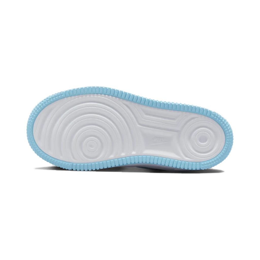 Nike Force 1 Low EasyOn PS White Aquarius Blue Kids Sneakers FN0237-107