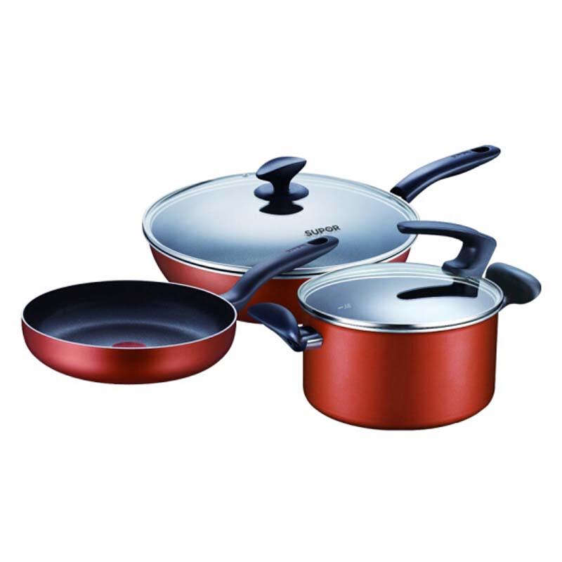 Supor Red Dot Cookware Set