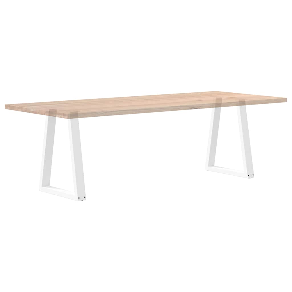 Vidaxl Coffee Table Legs, 2 Pcs, White, 60X(72-73) Cm, Steel