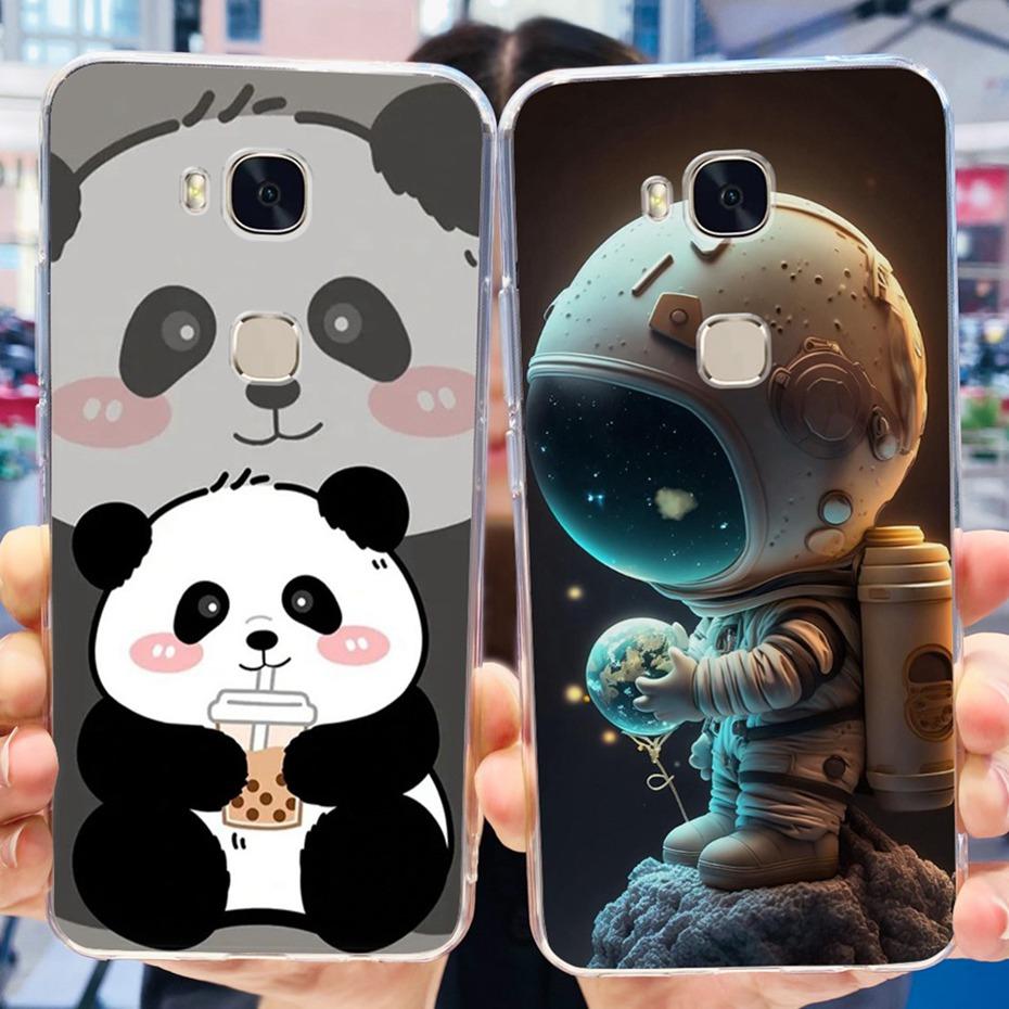 Lovely Printing Case For Huawei GR5 KII-L22 KII-L21 / GR5 2017 BLN-L21 BLN-L22 Soft Silicone TPU Back Cover Phone Cases