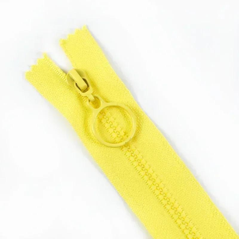 5/10/20Pcs Meetee 25/60cm 3# Resin Zippers Close/Open End Zipper for Clothes Bags Ring Puller Zip Garment Sewing Accessories