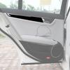 For Mercedes Benz C Class W204 2007-2013 Accessories Car Interior Door Panel Trim Sticker Gloss Black Plastic