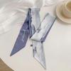 Korean Style Silk Scarf and Hairband Set - Versatile Women's Accessory for Summer