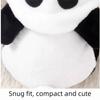 Weiche Panda-Verwandlung Hundekleidung Warme Hunde-Cosplay-Kostüme Winter-Hundekleidung Cosplay-Party