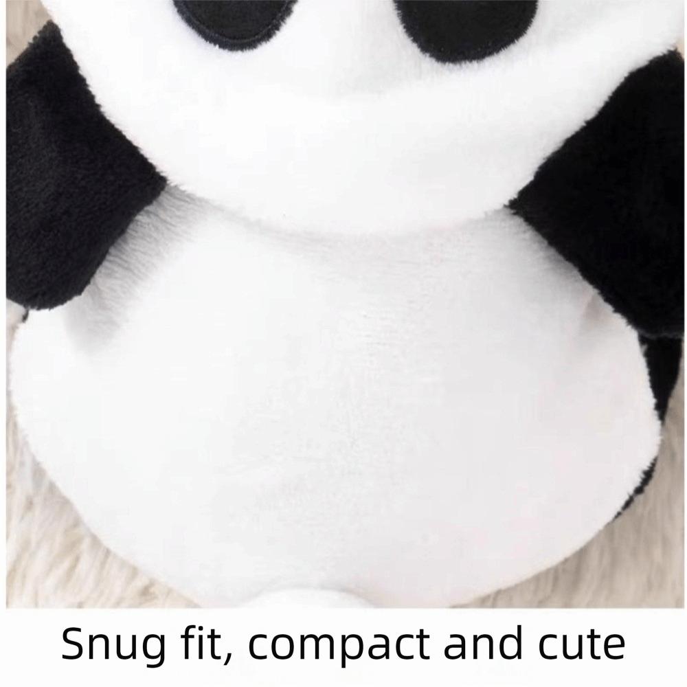 Weiche Panda-Verwandlung Hundekleidung Warme Hunde-Cosplay-Kostüme Winter-Hundekleidung Cosplay-Party