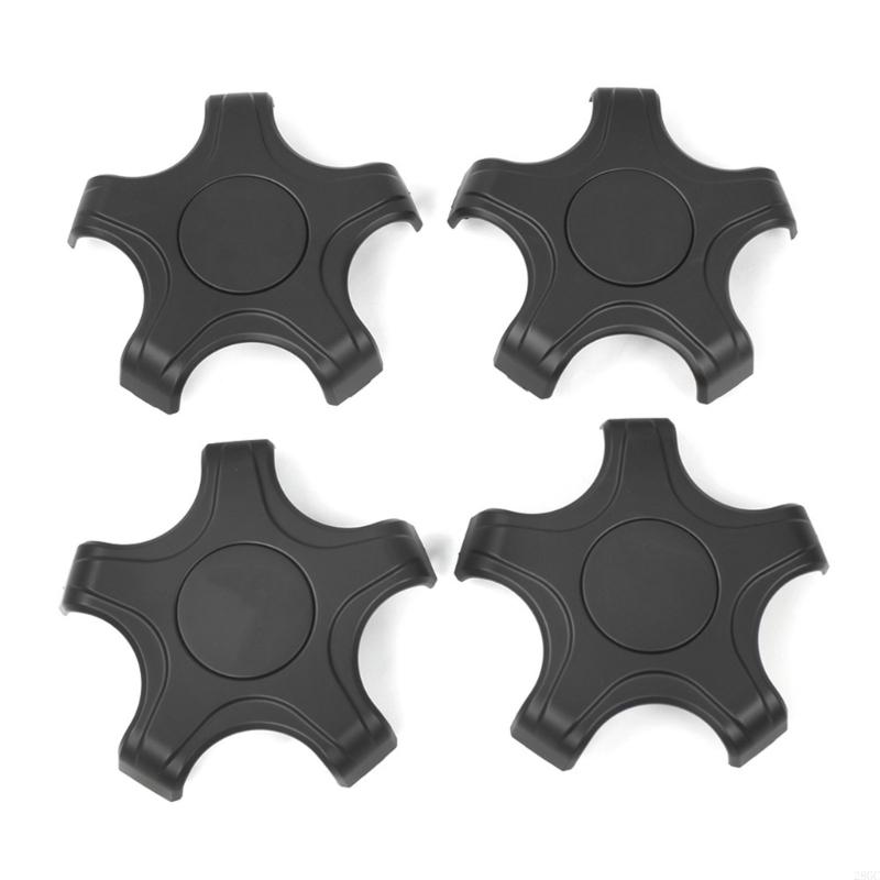 28GC Weather Car Hub Caps Modern 5 Prong Center Wheel Covers 4pcs for Vehicle