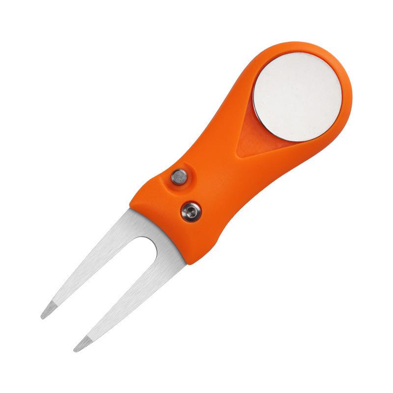 Compact Folding Mini Golf Divot Repair Tool with Logo Support