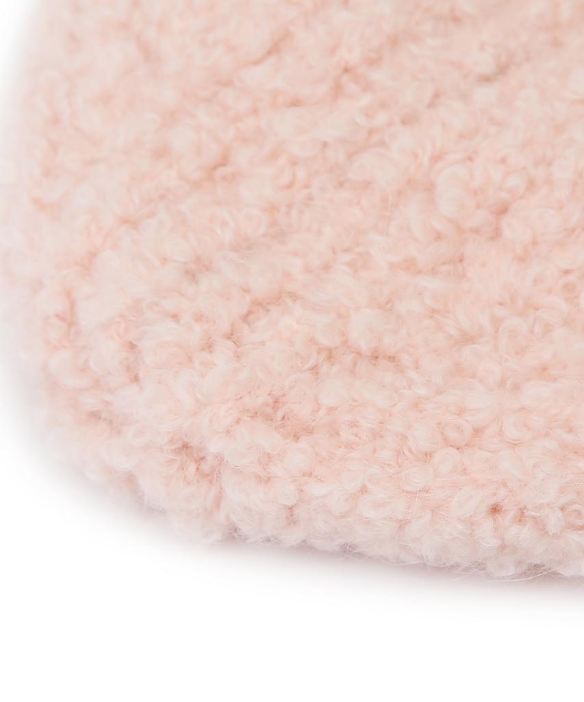 Eondeokeonteulolseutyudio Winter Ribbon Boucle Beanie Ribbon Beanie / Mohair Boucle / Pk
