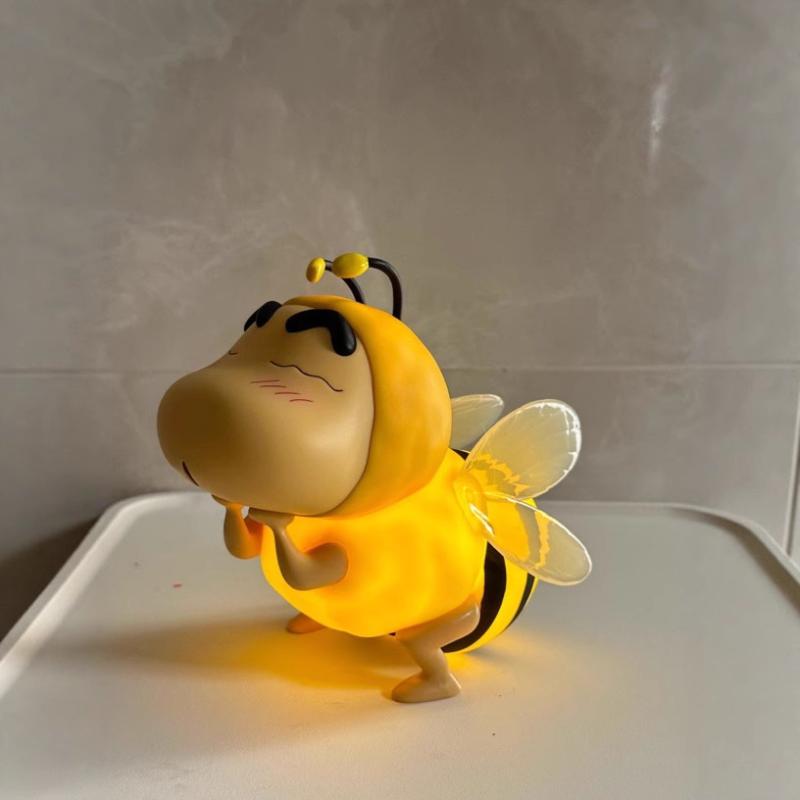 1 Piece Anime Shin Chan Figuras Kawaii Doll  Crayon Shin-Chan Cos Bee Action Figure Toys Collection Model Decoration Gift