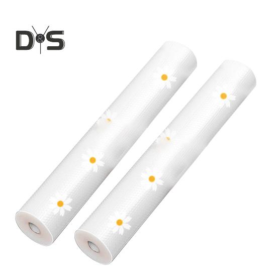 Cabinet Shelf Liner Drawer Mat Non Adhesive Waterproof Flower Print Kitchen Cabinet Liners Reusable Shelf Liners for Pantry Cupboard Dresser Bathroom