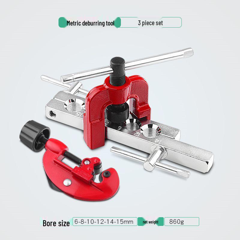 Flaring Tool Set for Brake, Copper, Air Conditioner, Refrigerator Pipes - Includes Expander & Riveting Tools, Free Shipping