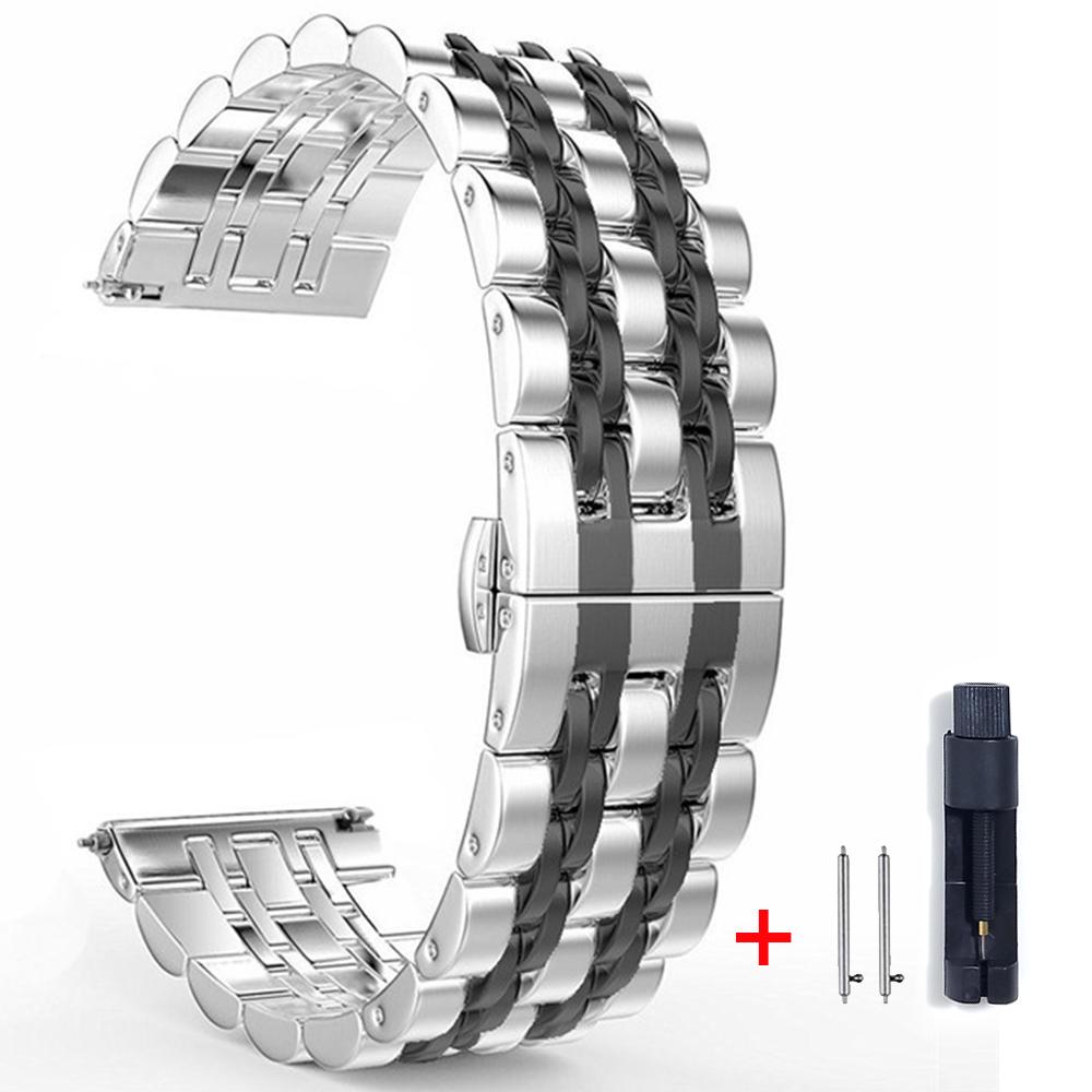 Metallarmband für HUAWEI GT 3 2 Pro 46mm Runner SE 43mm 42mm Edelstahl-Geflechtband für HUAWEI WATCH Buds Armband