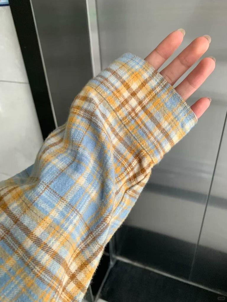 2025 Retro Plaid Men's Loose Oversize Shirt - Spring/Autumn High-End Top