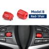 For BMW 3 4 5 GT 6 7 Series Red Car Multi-function Steering Wheel Control Knob Button F30 F35 F34 F36 F10 F11 F12 F07 F01 F02