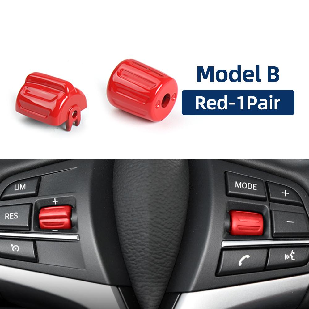 For BMW 3 4 5 GT 6 7 Series Red Car Multi-function Steering Wheel Control Knob Button F30 F35 F34 F36 F10 F11 F12 F07 F01 F02