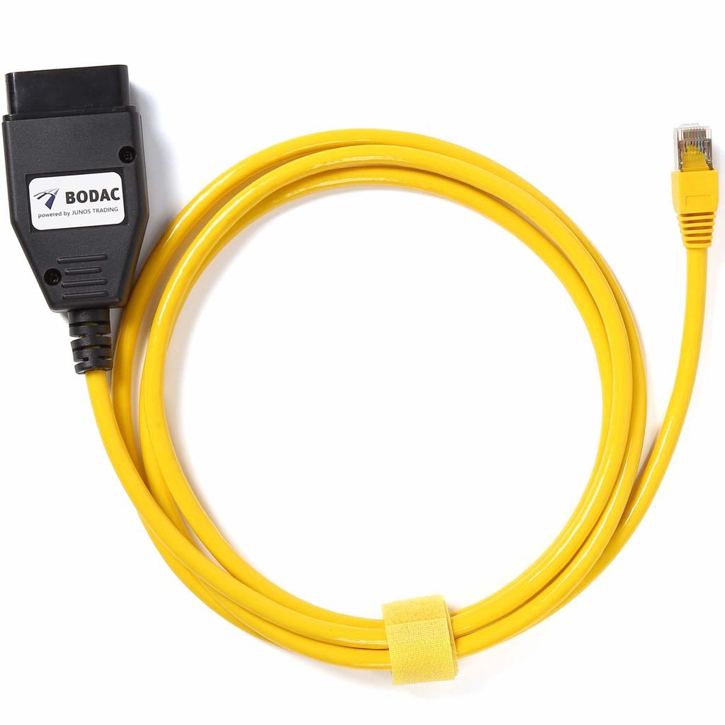 BODAC ENET Cable for BMW/MINI BimmerCode/xHP Flashtool/E-Sys and Many Other Apps Software