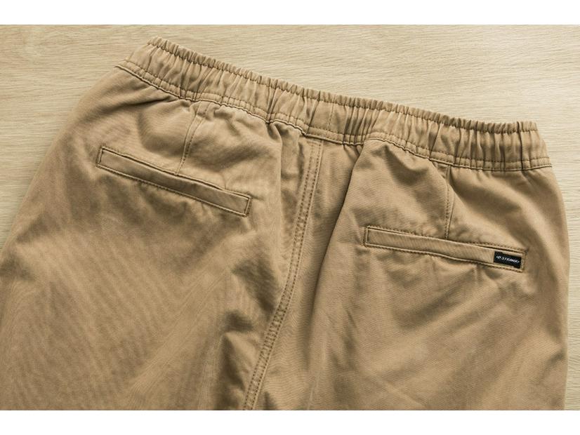 Men's Retro Straight-Leg Canvas Chino Pants - Casual Loose Fit Workwear Trousers