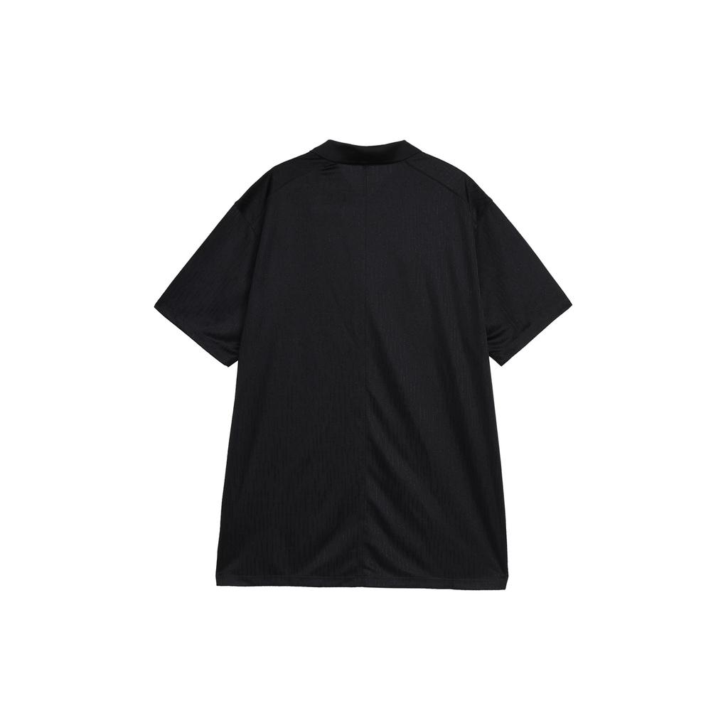 Nike Polo Shirts Men's Black Polo Collar Moderate Straight Fit DV8538-010