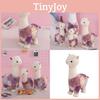 Adorable Snowflake Alpaca Plush Toy Soft Cartoon Animal Stuffed Pillow Gift For Children