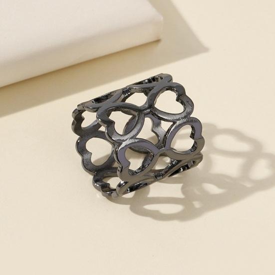 Hollow Out Love Scarf Buckle, Women Silk Scarves Clip, Scarf Ring Wrap Holder Clamp for Hair Accessory Bag Charm Belt Embellishment