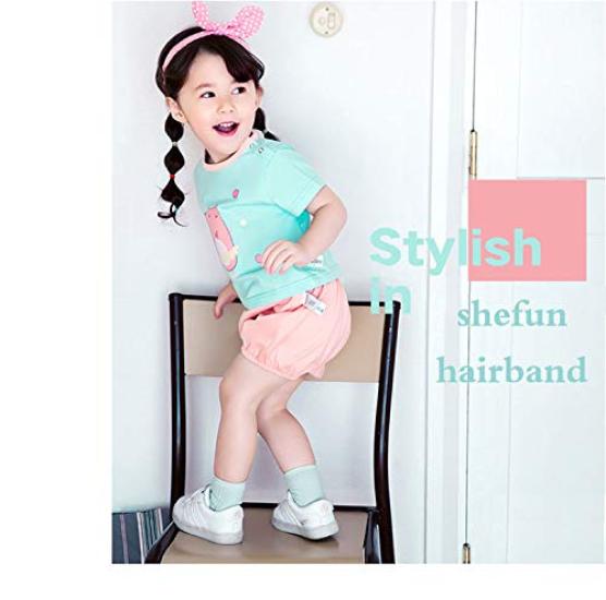 shefun Hair Ties for Kids, Baby Hair Ties, Small Kids Hair Accessories for Girls, Black and Colorful, 100-Piece Set, JP136 (E1-color-small-100)