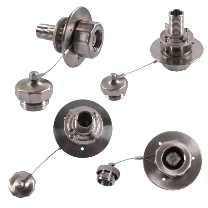 RVs Campers Water Inlet Check Valves 3/4 Adapter With Stainless Steel Body Leakproof Design Easy Installation