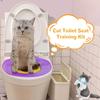 Removable Pet Toilet Trainer Washable Cat Toilet Training Reusable Litter Box  Apartment Living