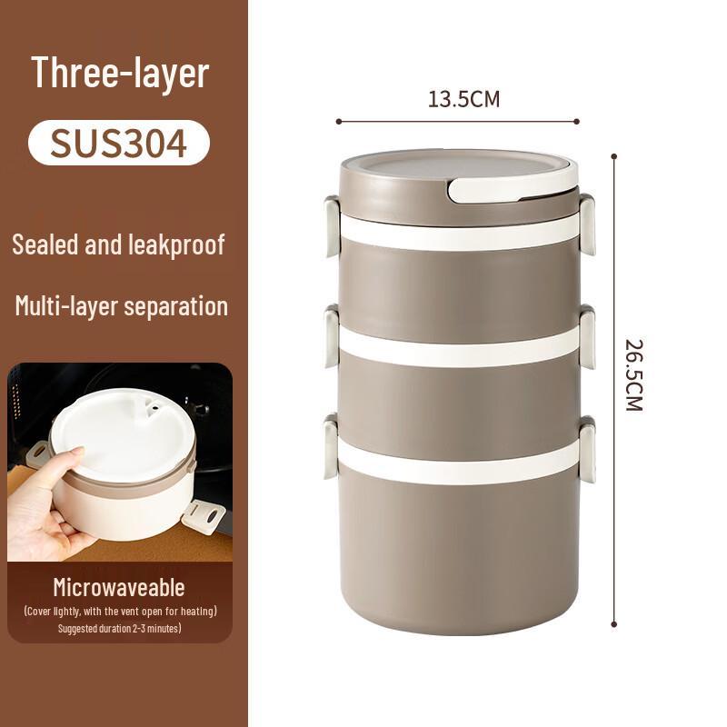 ZISIZ 304 Stainless Steel Insulated Lunch Box