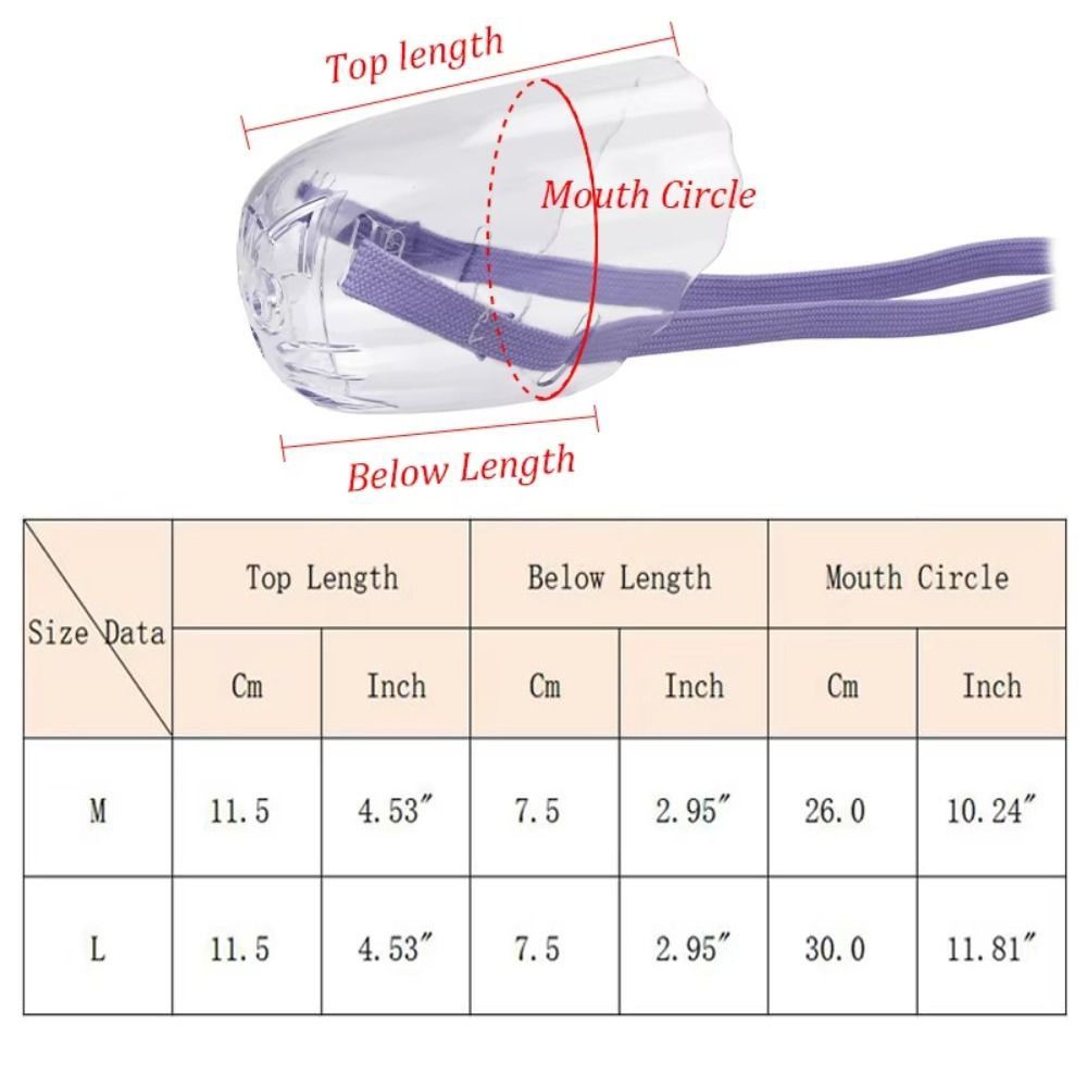 Breathable Cat Muzzle Mask Adjustable Pet Grooming Mask Kitten Mouth Cover  Prevent Biting