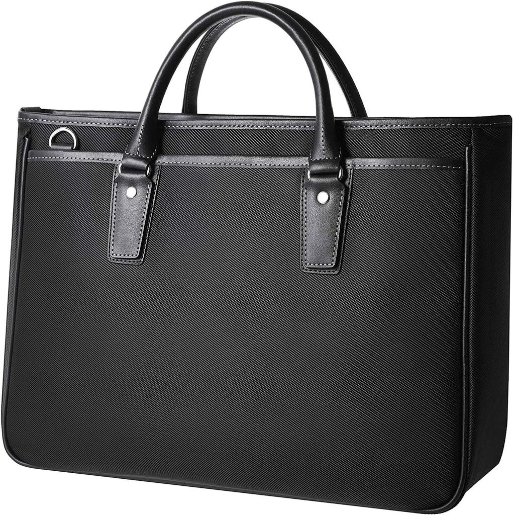 Business job hunting recruitment large business made by a top bag craftsman [Grevio] bag, bag, bag, capacity, independent, trip, A4, men's black,