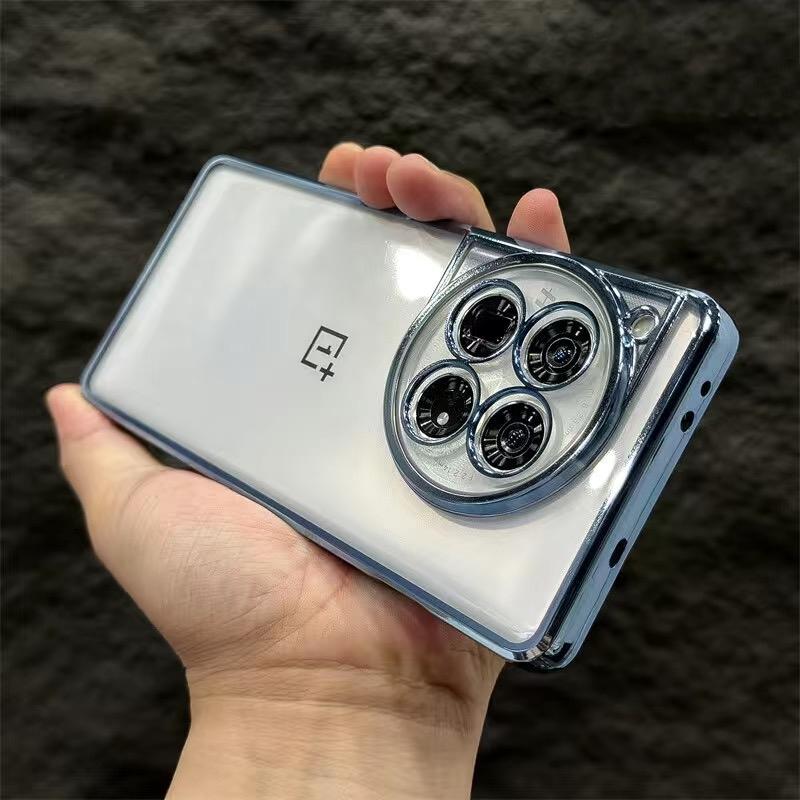 Case For OnePlus 12 12R 11 R ACE 3 ACE2 Pro Luxury TPU Soft Silicone Transparent Cover For OnePlus12 One Plus 11 Stylish Bumper