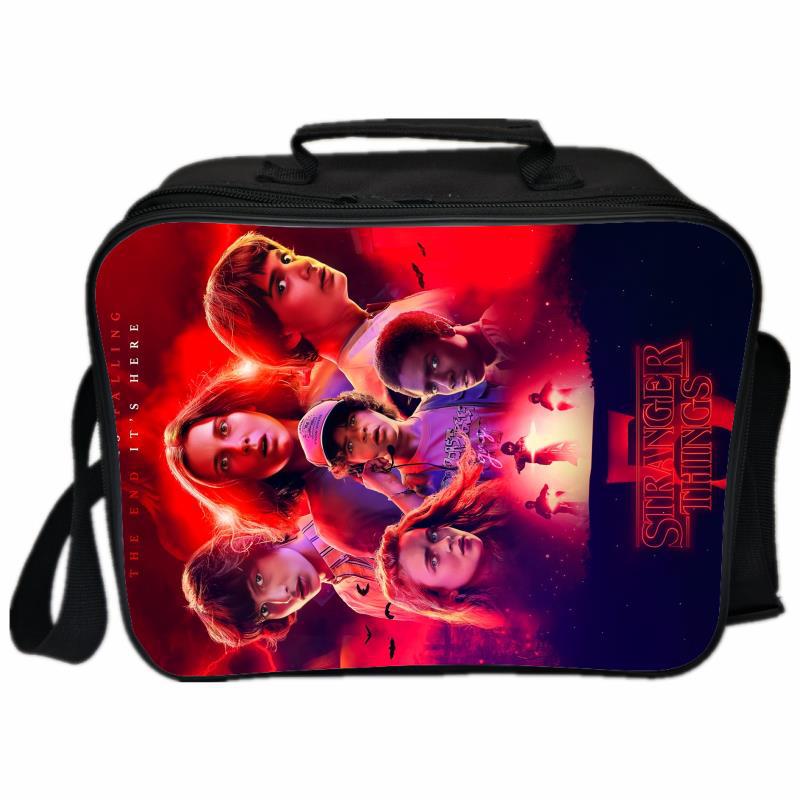 

Stranger Things Strange Stories 5 Insulated Lunch Bag for Primary School & Outdoor Picnics 5L