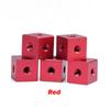 Aluminum Alloy Fixed Block Six-sided Nut M3 M4 M5 M6 M8 M10 Cube Nut Block Connector For Fixed Acrylic Sheet Accessories