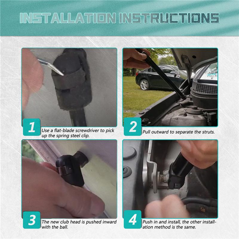2pcs Front Bonnet Hood Gas Struts 811613Z000  811713Z000 For Hyundai I40 CW VF Sonata 11-19