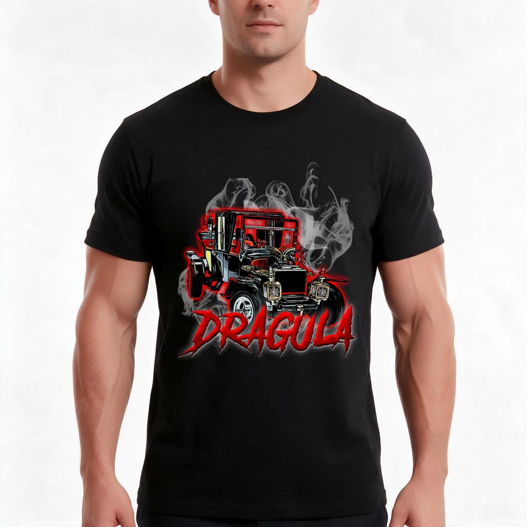 Dragula Tshirt Summer Casual Cotton Tee Oversized Streetwear Tops Vintage Graphic Print Loose Fit Short Sleeve 100 Cotton