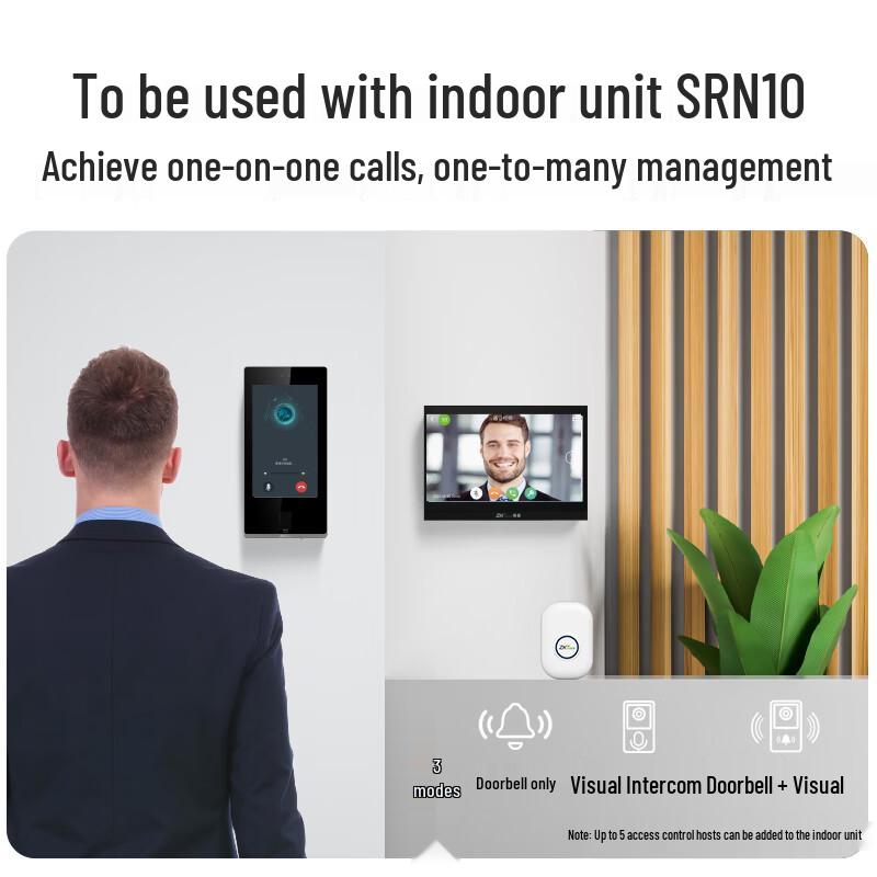 ZKTECO zFace1300 Dynamic Face & Fingerprint Access Control System CN plug (adapter included)