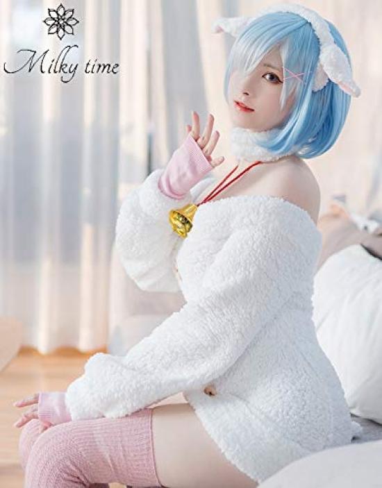 Life in Another Rem Cosplay Halloween Sheep Wolf and Seven Little Goats Little [milky time] ReZERO -Starting World- ReZero (Rem, Goat)