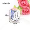 Anime Attack ON Titan Enamel Pin Eren Jaeger Mikasa Ackerman Jiyuu No Tsubasa Cartoon Brooch Lapel Badge Gifts