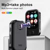 MP3 Player Bluetooth 5.4 Touch Screen MP3 Walkman Hi-Fi Lossless Music Player Built-in Speaker Video FM Radio Recording Camera