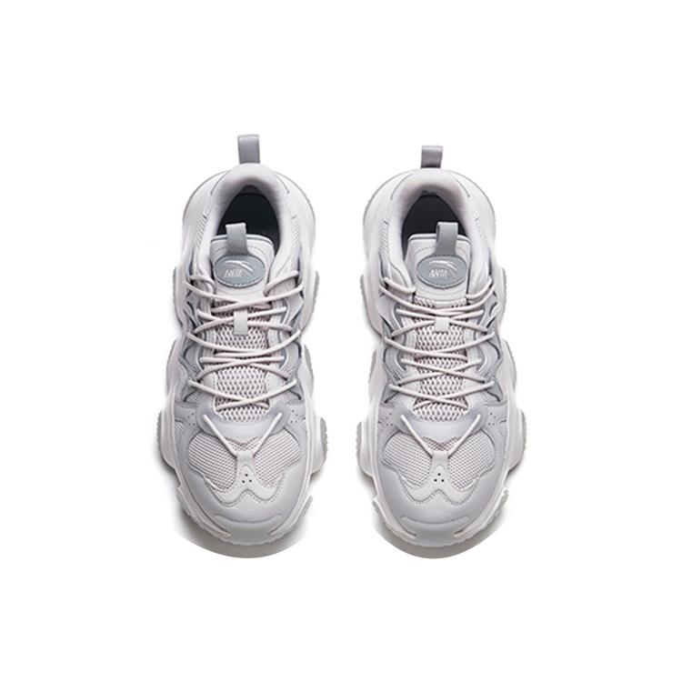 Anta Slip Resistant Abrasion Resistant Slip Resistant Abrasion Resistant Low top Running Shoes Men's Gray 912128882-6