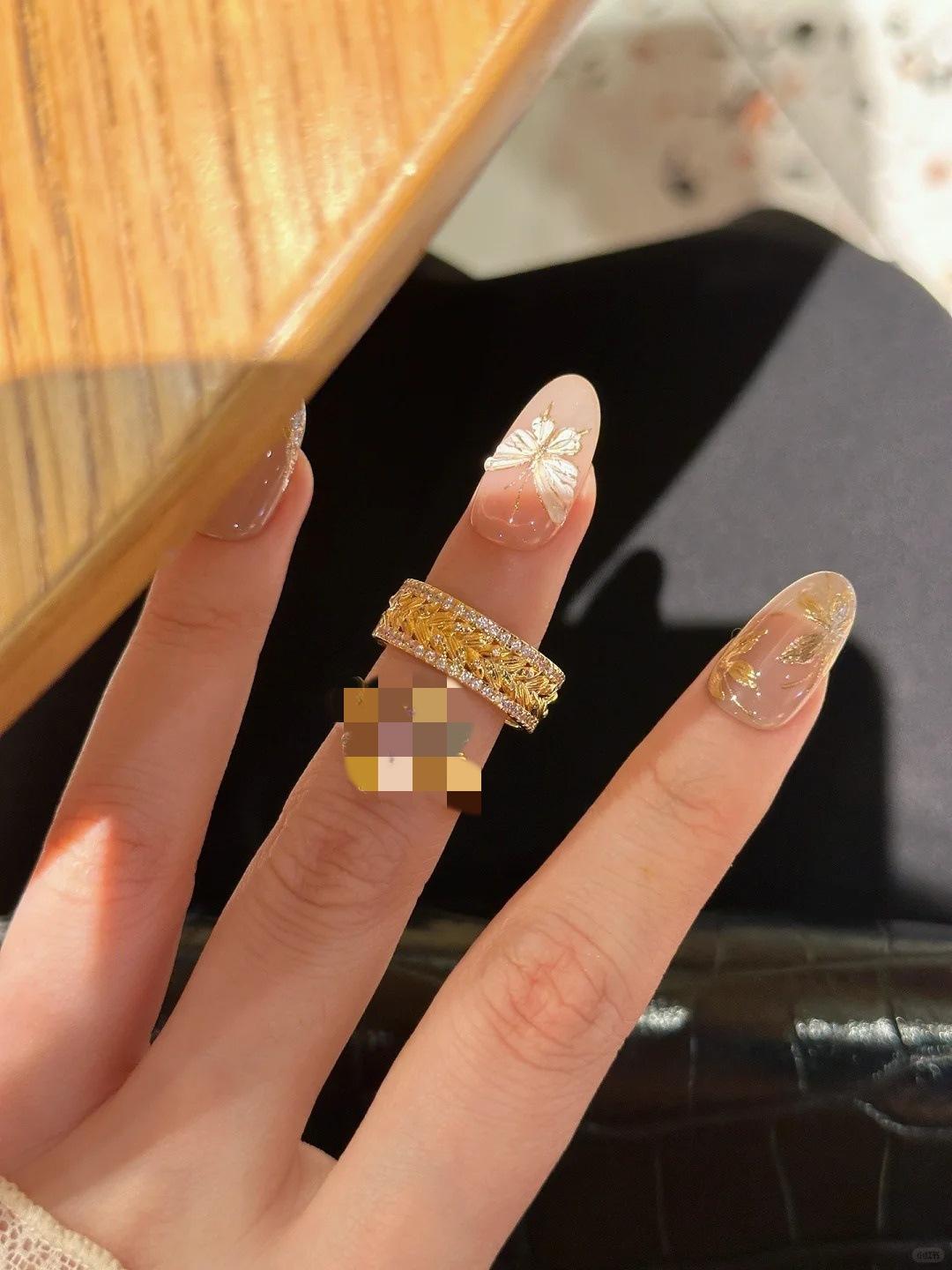 

Trendy Wheat Copper Spike Ring For Women With Delicate Purple Satin Accents J6034