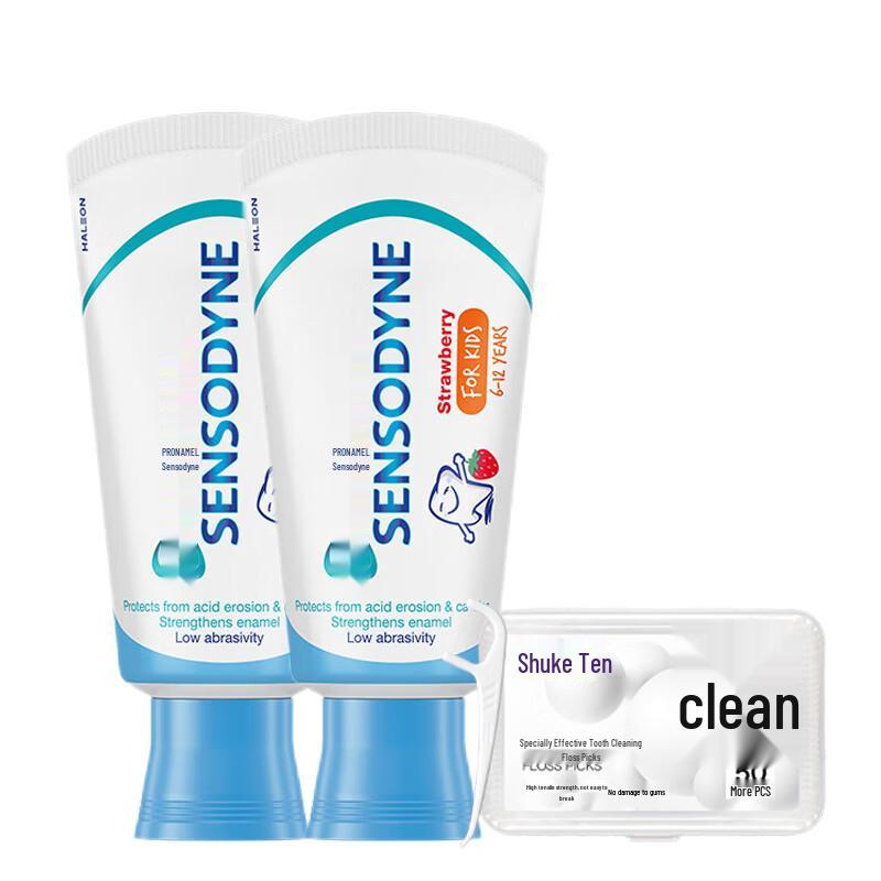 

Sensodyne Enamel Health Kids Toothpaste & Floss Pack