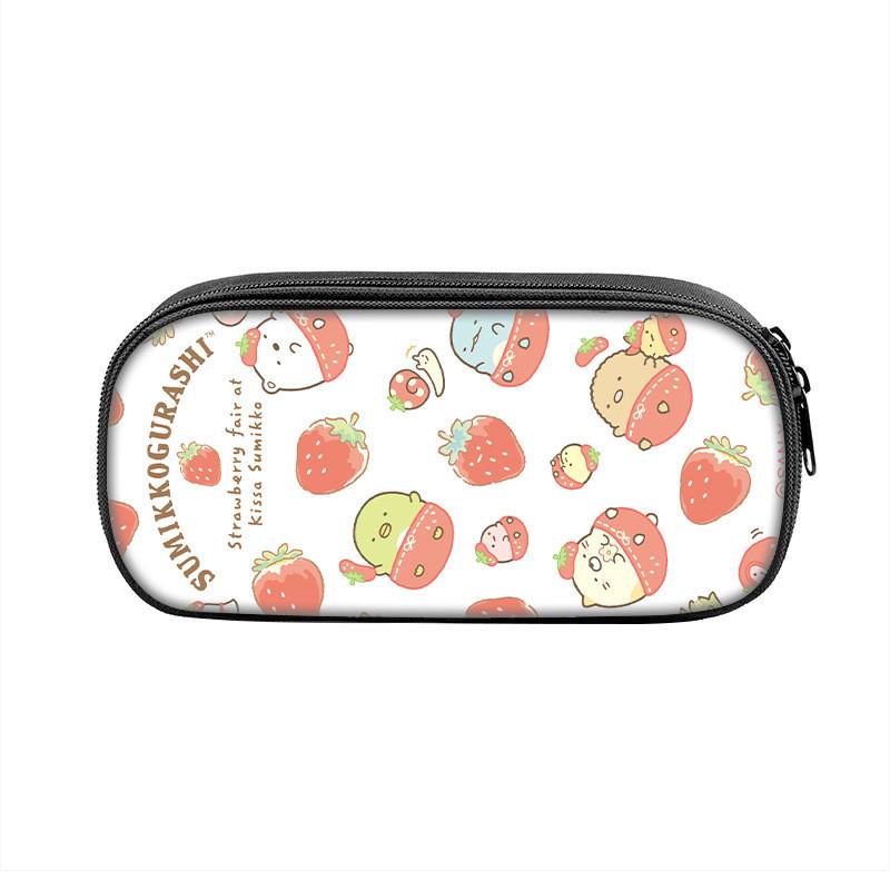 Sumikkogurashi Character Pencil Case With Large Capacity Nylon Storage Bag For Students
