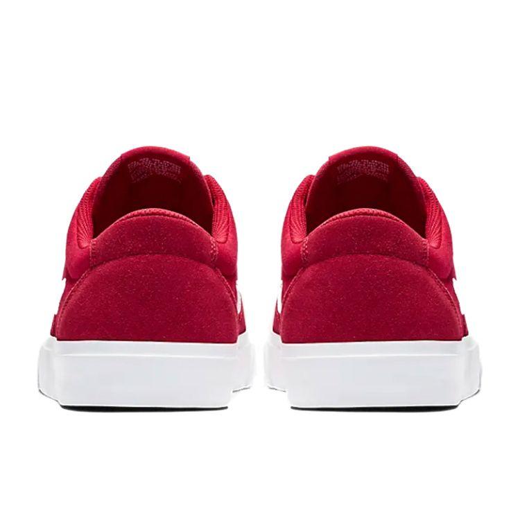 Nike SB Chron SLR Suede Canvas Slip-Resistant Lightweight Low-Top Skate Shoes Unisex Sneakers Red White CD6278-600