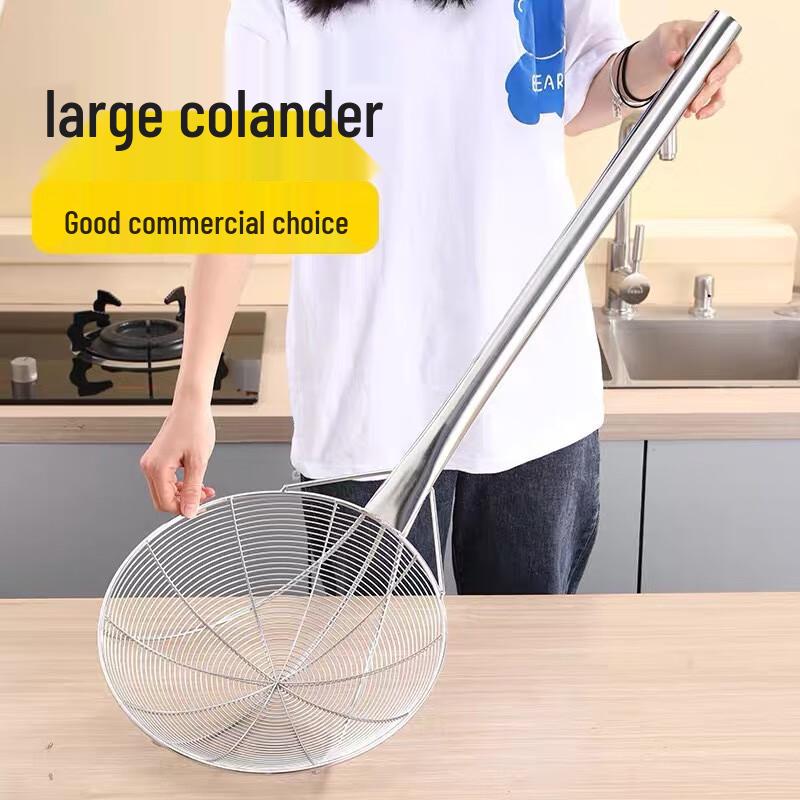 HUIWEN Edelstahl Schöpfkelle mit langem Griff