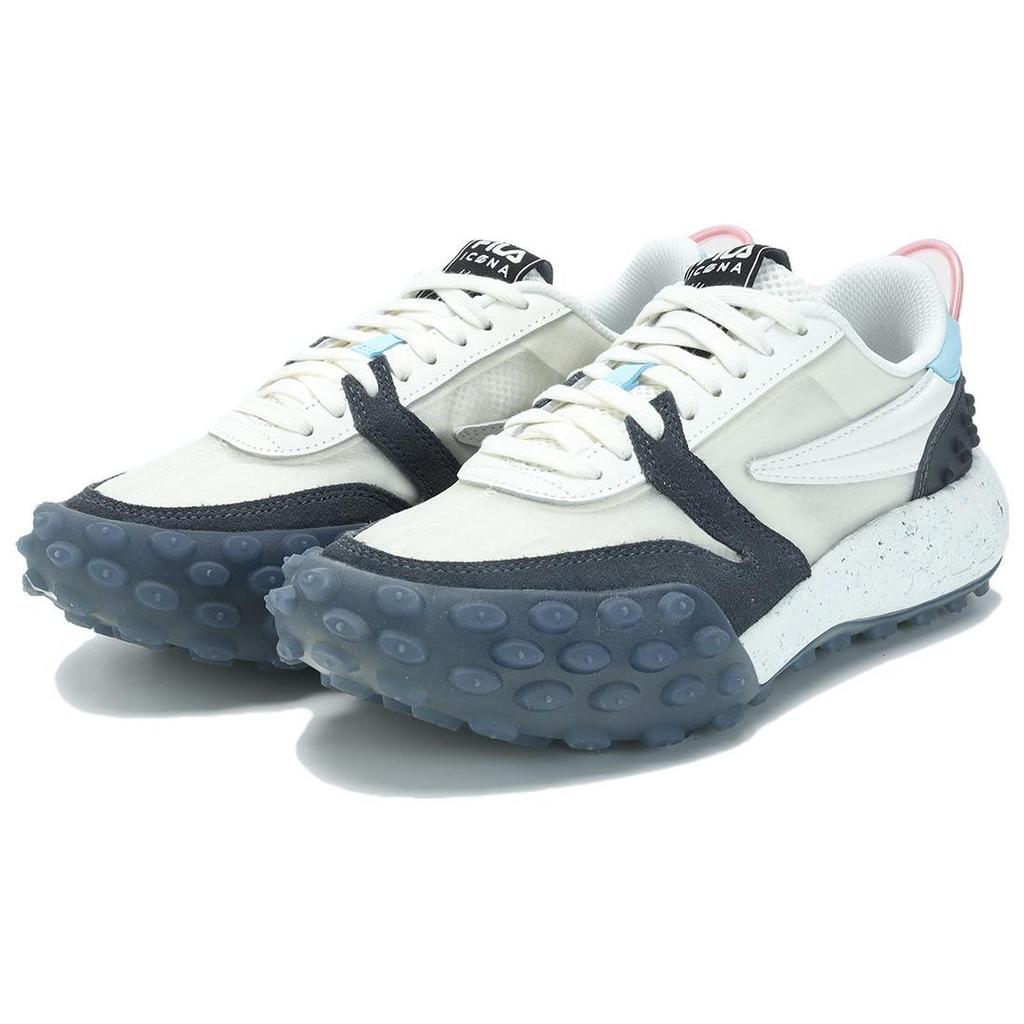 FILA Gara Trendy Comfortable Lightweight Fabric Synthetic Leather TPU Low Top Casual Running Shoes Women sneaker White Gray F12W323101FOT